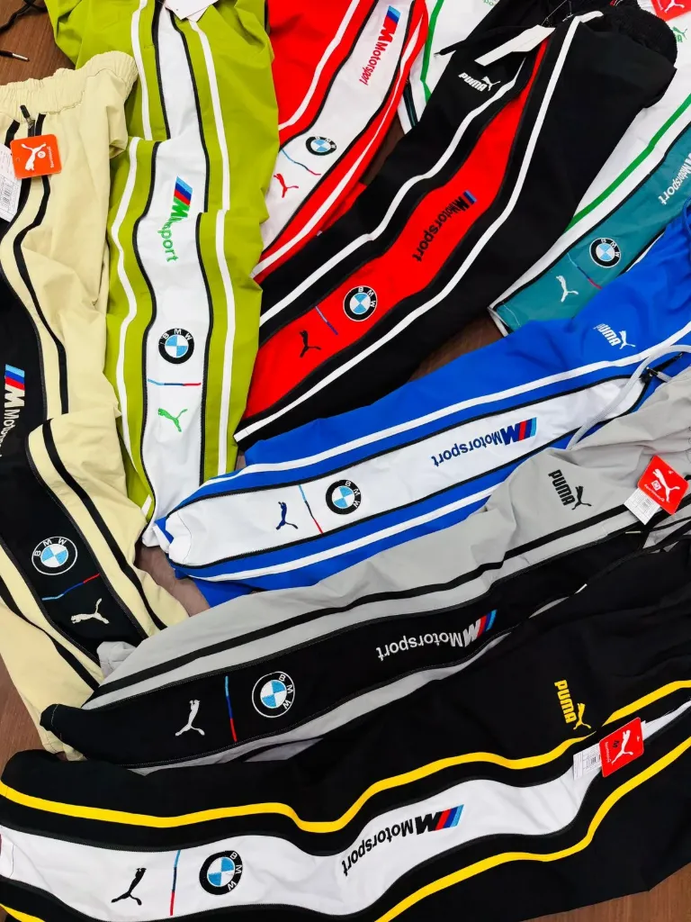 BMW M Motorsport Track Pants (white, XL)